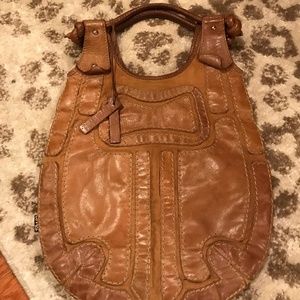 TANO Genuine leather patchwork purse handbag